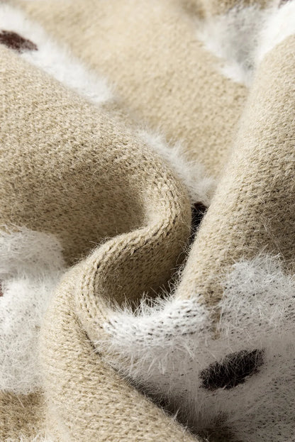 Damestrui met Bloemenpatroon beige zoom