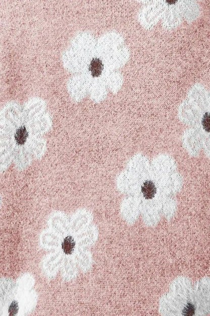 Damestrui met Bloemenpatroon roze zoom