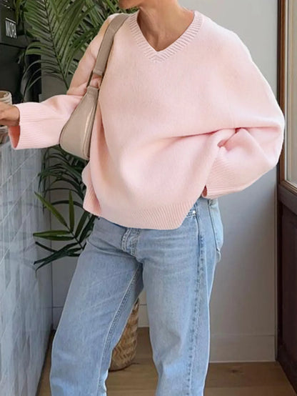 Oversized Trui Dames roze