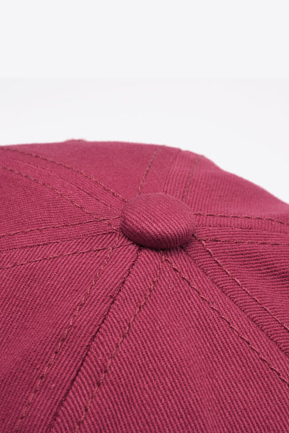 baseball pet rood zoom bovenkant